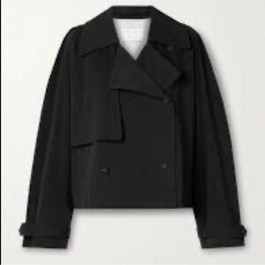 Proenza Schouler White Label Yasmin Cropped Trench Coat sz 6